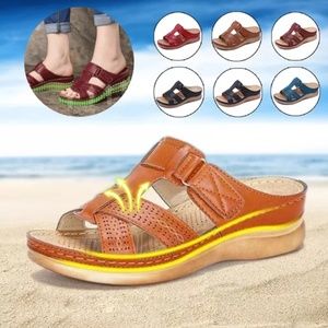 Women's Summer Open Toe Comfy Sandals Super Soft Premium Orthopedic